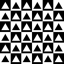 Triangles Inside Chessboard