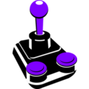 download Retro Joystick 001 clipart image with 270 hue color