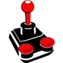 download Retro Joystick 001 clipart image with 0 hue color