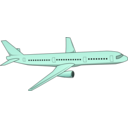download Aircraft clipart image with 315 hue color