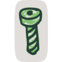 download Screw clipart image with 270 hue color