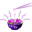 download Ramen clipart image with 270 hue color
