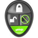 download Car Alarm Remote clipart image with 90 hue color