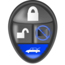 download Car Alarm Remote clipart image with 225 hue color