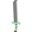download Sword Machete clipart image with 90 hue color
