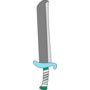 download Sword Machete clipart image with 135 hue color