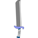 download Sword Machete clipart image with 180 hue color