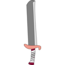 download Sword Machete clipart image with 315 hue color