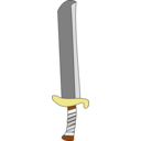 download Sword Machete clipart image with 0 hue color