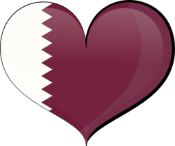 Qatar Heart Flag