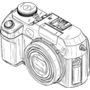 download Digital Camera clipart image with 45 hue color