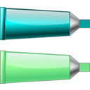 download Color Tube Redpink clipart image with 180 hue color