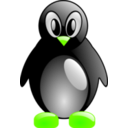 download Simple Tux clipart image with 45 hue color