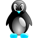 download Simple Tux clipart image with 135 hue color