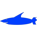 download Sharky clipart image with 225 hue color