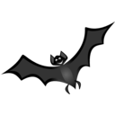 download Bat 1 Remix clipart image with 45 hue color