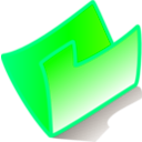 download Folder Blue clipart image with 270 hue color