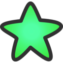 download Gold Star clipart image with 90 hue color