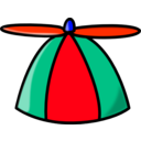 Color Wheel of Propeller Hat clipart