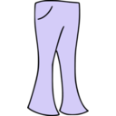 download Bell Bottoms clipart image with 45 hue color