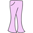 download Bell Bottoms clipart image with 90 hue color