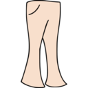 download Bell Bottoms clipart image with 180 hue color