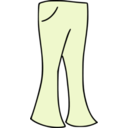 download Bell Bottoms clipart image with 225 hue color