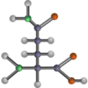 download Glutamine Amino Acid clipart image with 0 hue color