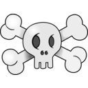 download Skull clipart image with 90 hue color