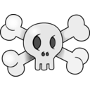 download Skull clipart image with 135 hue color