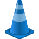 download Construction Cone clipart image with 180 hue color