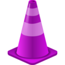 download Construction Cone clipart image with 270 hue color