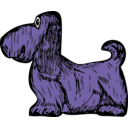 download Basset Hound clipart image with 225 hue color