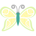 download Cartoon Butterfly Kp8 clipart image with 135 hue color