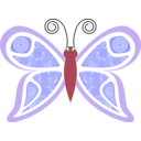 download Cartoon Butterfly Kp8 clipart image with 315 hue color