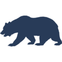 download Flag Of California Bear Solid clipart image with 180 hue color