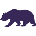 download Flag Of California Bear Solid clipart image with 225 hue color