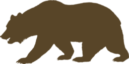 Flag Of California Bear Solid