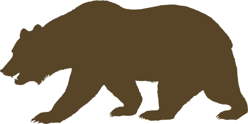 Flag Of California Bear Solid