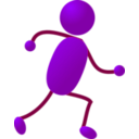 download Stickman clipart image with 90 hue color