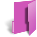 download Vista Style Folder clipart image with 270 hue color