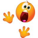 download Smiley Terrified Yellow Emoticon clipart image with 0 hue color