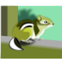 download Cute Chipmunk clipart image with 45 hue color