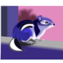 download Cute Chipmunk clipart image with 225 hue color