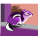 download Cute Chipmunk clipart image with 270 hue color