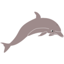 download Dolphin Enrique Meza Remix clipart image with 135 hue color