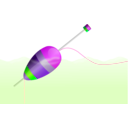 download Bobber clipart image with 270 hue color