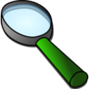 download Magnifier clipart image with 0 hue color