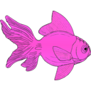 download Fish clipart image with 270 hue color