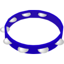 download Tambourine2 clipart image with 45 hue color